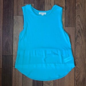Michael Kors Tiered Chiffon Tank Top